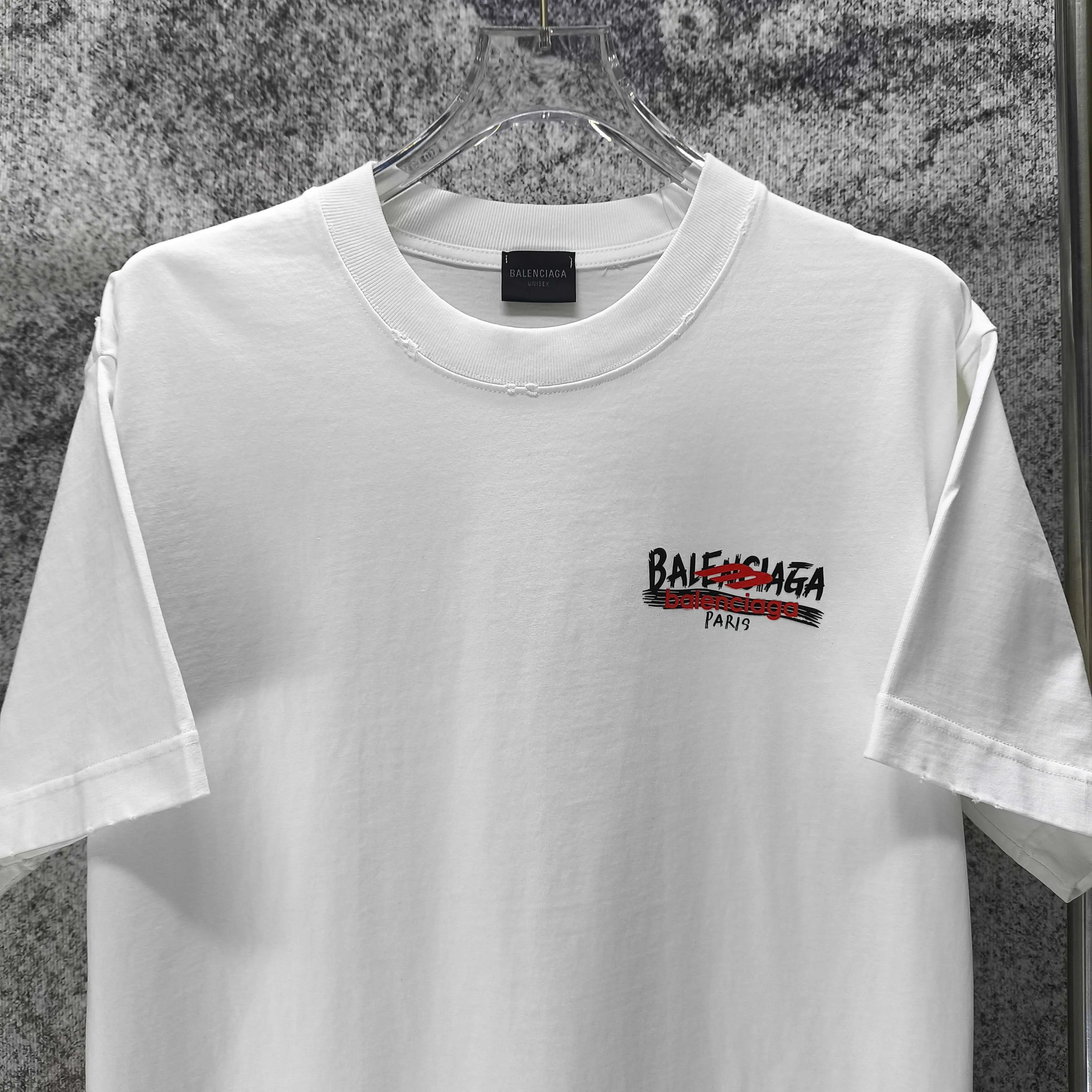 BAL* 2026 New Arrival 320g logo t Same Style Size S M L XL XXL Black White